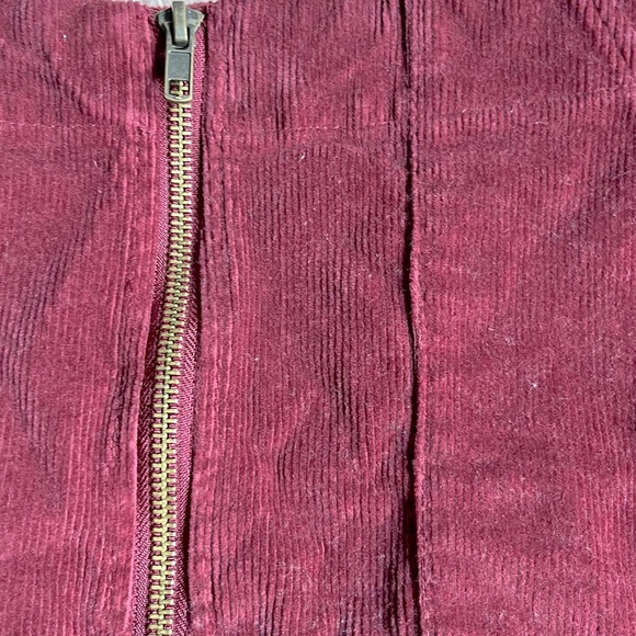 Burgundy Pencil Skirt - Picture 2 of 3